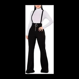 Sleeveless High Waisted Zipper Front Bell Jumpsuit